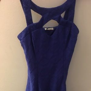 Blue Cutout Dress!